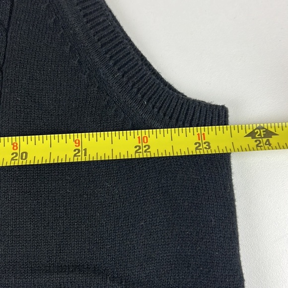 DOCKERS Navy  Argyle Sweater Vest - Picture 4 of 6